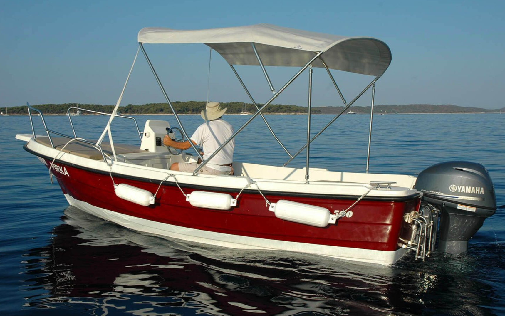 Nautica 500 30hp - Back Side View